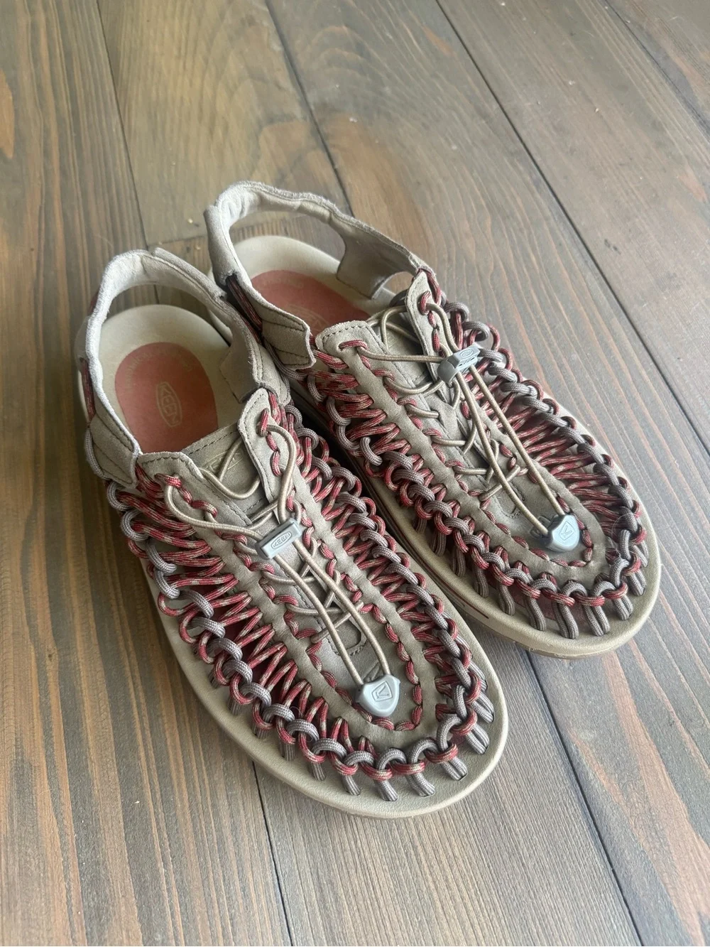Keen Uneek Men Cork Sandals Canteen Fired Brick Size 9.5 Excellent Like New